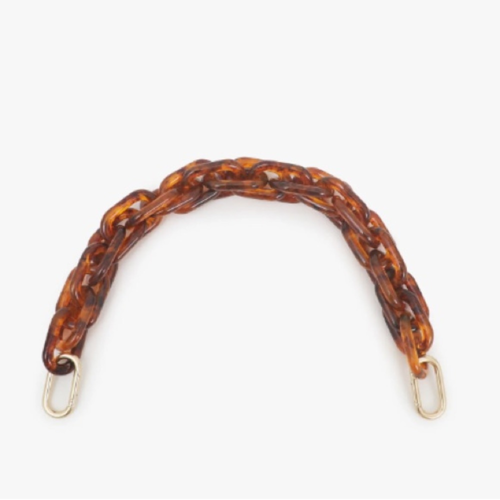 Clare V. Tortoise Resin Shortie Strap